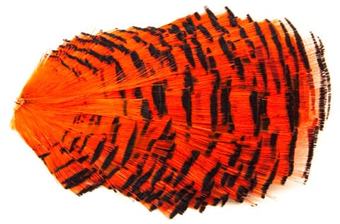 Wapsi Golden Pheasant Tippet - Hot Orange Fasanfjær Fra Wapsi Wapsi Wapsi Golden Pheasant Tippet - Hot Orange Fasanfjær Fra Wapsi Wapsi