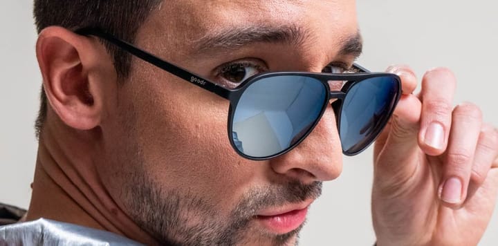 Goodr Sunglasses Add the Chrome Package Black Goodr Sunglasses