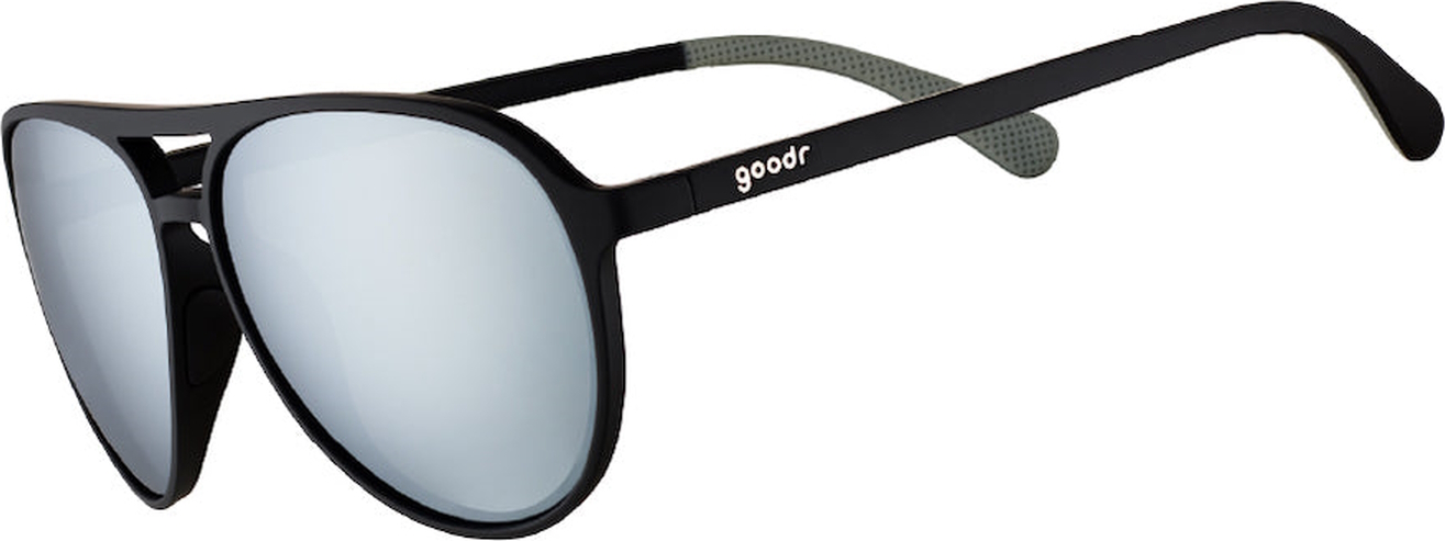 Goodr Sunglasses Add the Chrome Package Black