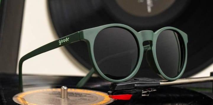 Goodr Sunglasses I Have These on Vinyl, Too Black Goodr Sunglasses