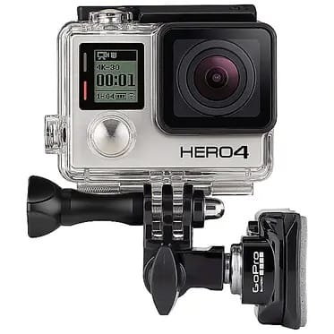 GoPro Helmet Front + Side Mount Black