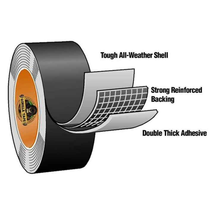 Gorilla Handy Roll Black Gorilla Gorilla Handy Roll Black Gorilla