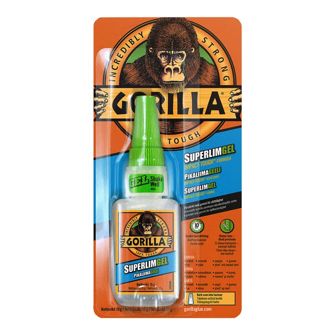 Gorilla Super Glue Gel Nocolour Gorilla