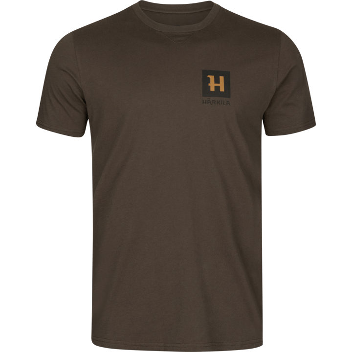 Härkila Men's Gorm Short Sleeve T-Shirt Shadow Brown Härkila