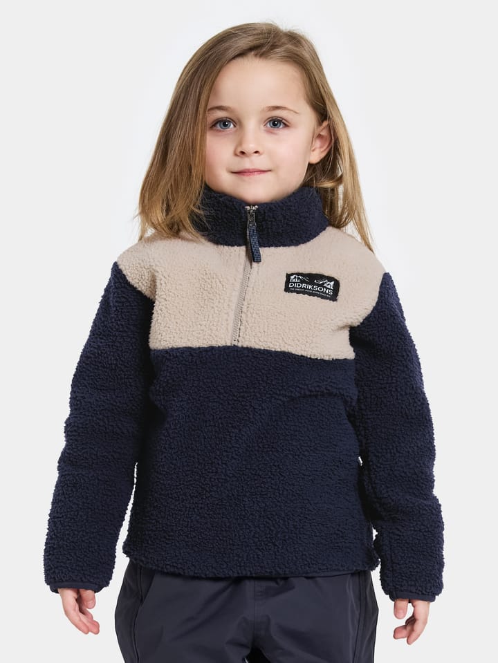 Didriksons Kids' Gosig Half Zip Navy Didriksons