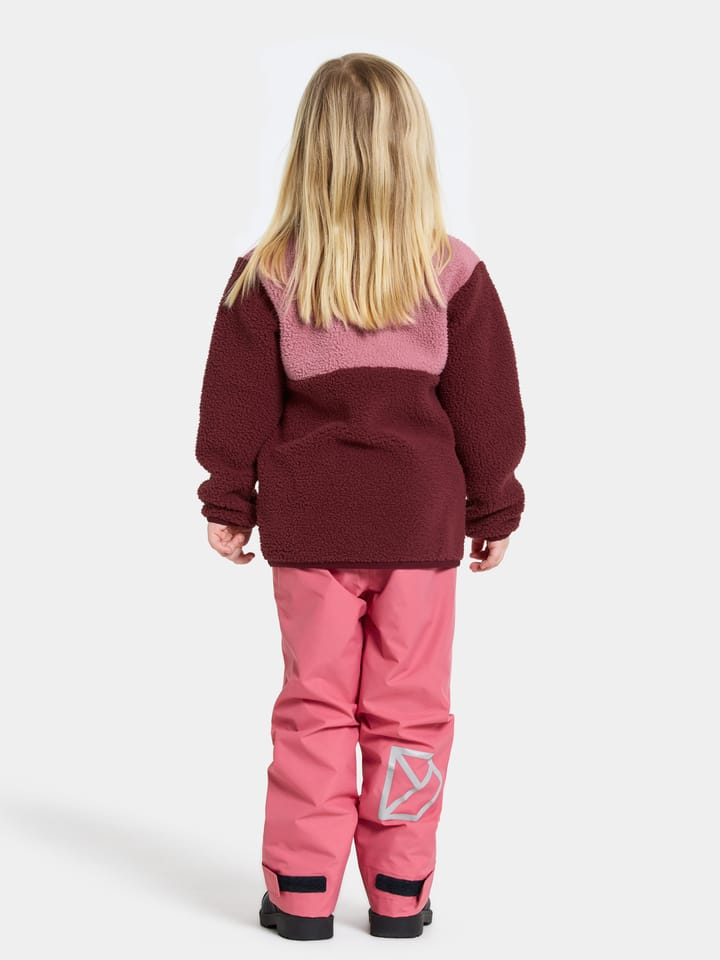 Didriksons Kids' Gosig Half Zip Anemon Red Didriksons