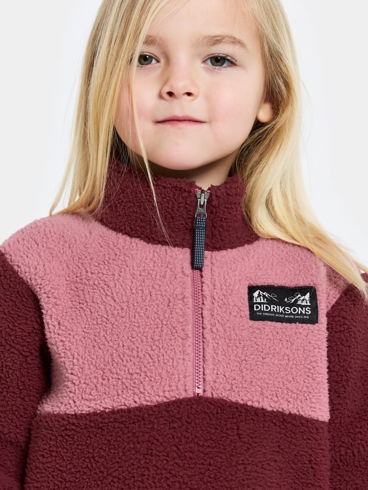 Didriksons Kids' Gosig Half Zip Anemon Red Didriksons Didriksons Kids' Gosig Half Zip Anemon Red Didriksons