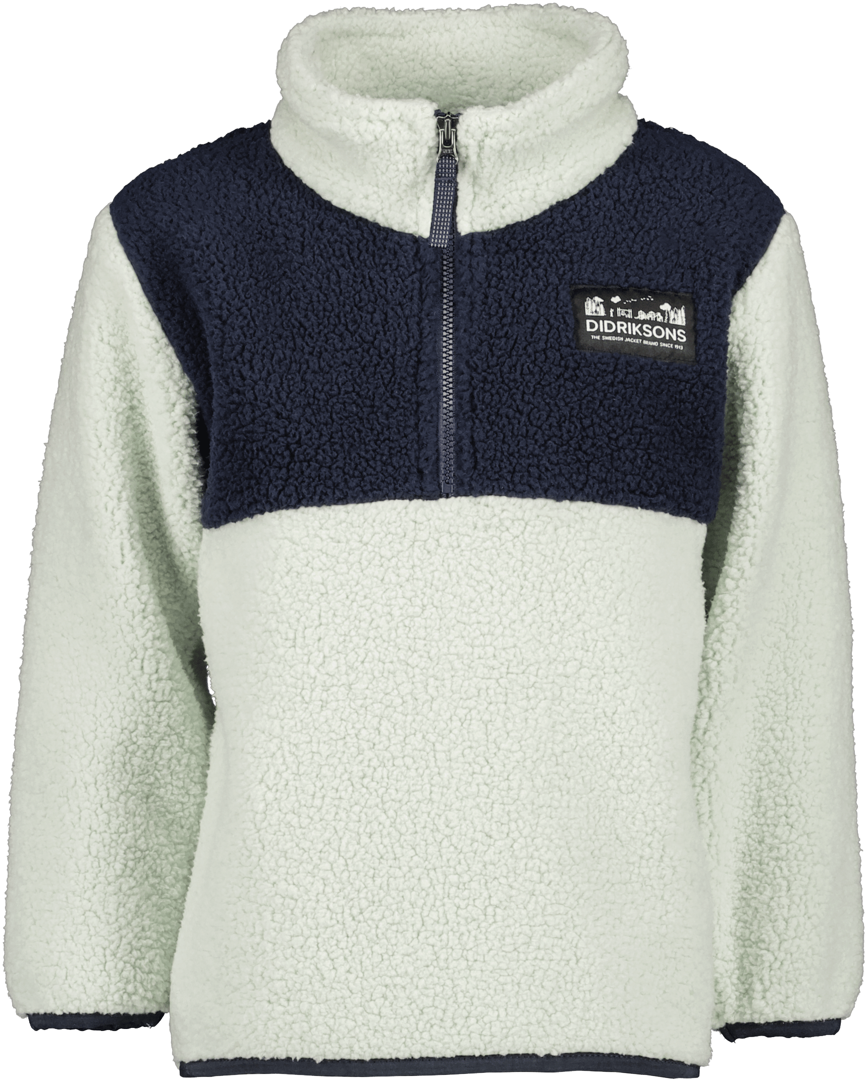 Didriksons Kids' Gosig Half Zip Pale