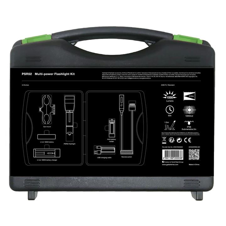 GP Batterier GP Eftersökskit PSR51 Multicolor Noir GP Batterier GP Batterier GP Eftersökskit PSR51 Multicolor Noir GP Batterier