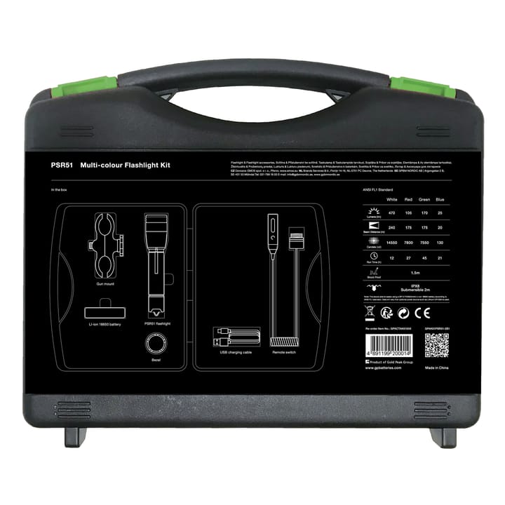 GP Batterier GP Eftersökskit PSR52 Multipower Noir GP Batterier GP Batterier GP Eftersökskit PSR52 Multipower Noir GP Batterier