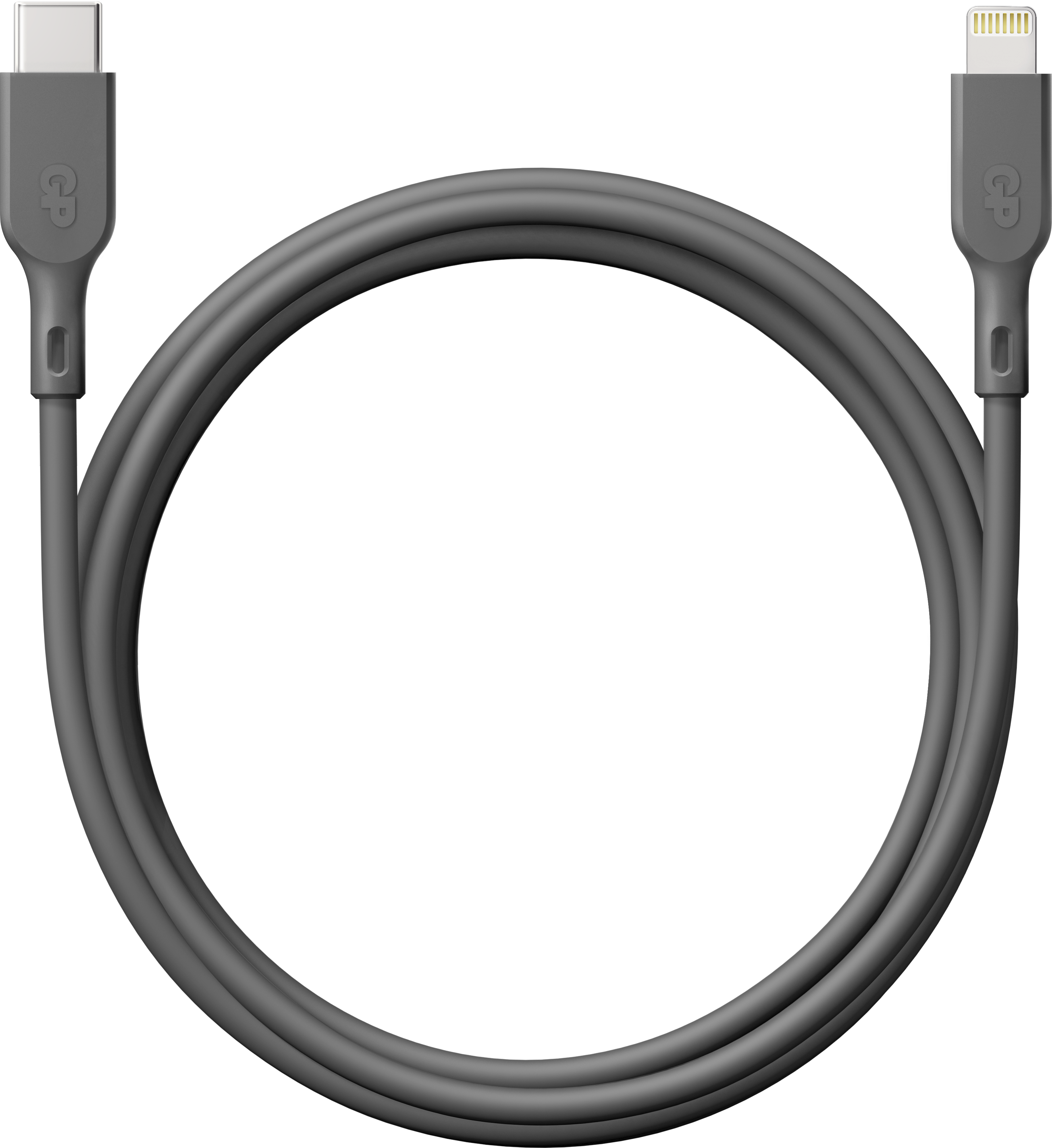 GP Batterier GP Essential Cable USB-C To Lightning 1m Grey Elektroniikkatarvikkeet OneSize