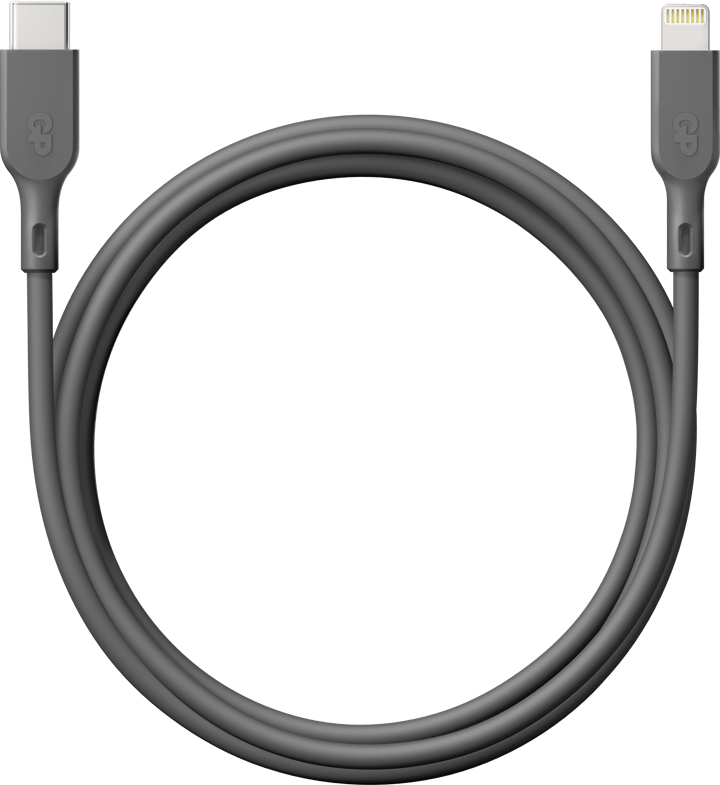 GP Batterier GP Essential Cable USB-C To Lightning 1m Grey GP Batterier