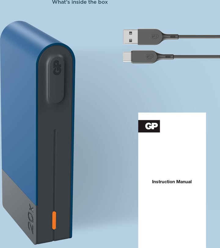 GP Batterier GP Powerbank M2 20000 mAh Blue GP Batterier