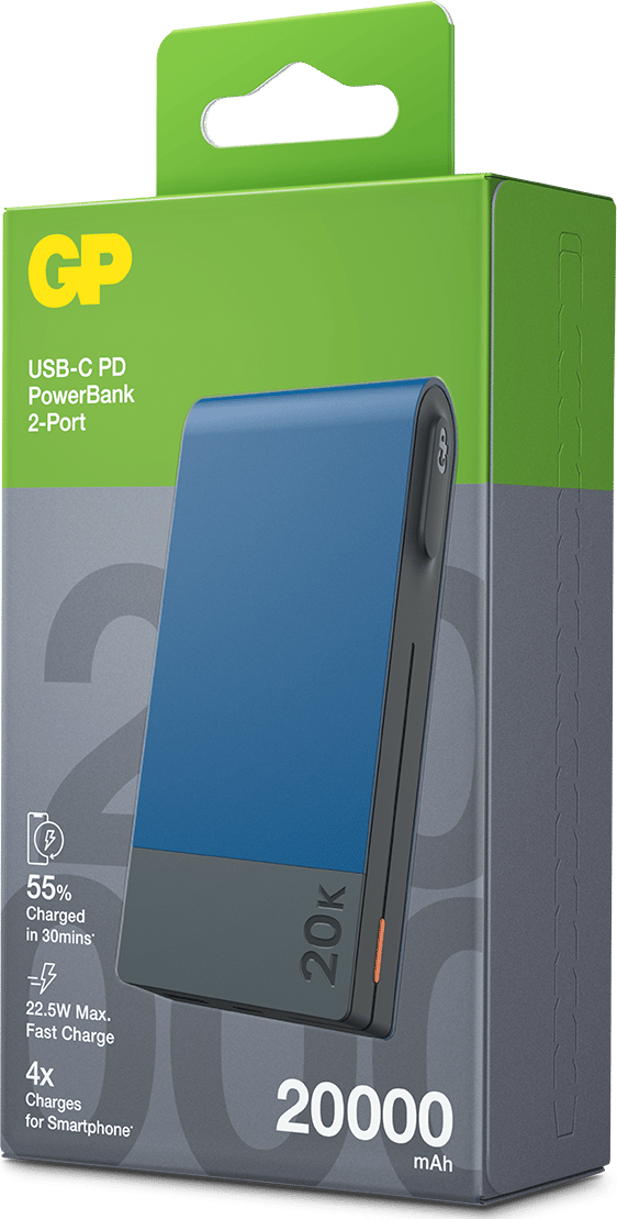 GP Batterier GP Powerbank M2 20000 mAh Blue GP Batterier