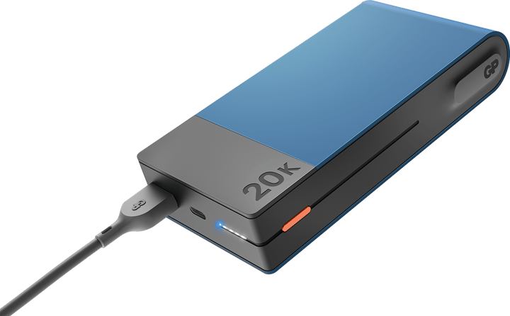 GP Batterier GP Powerbank M2 20000 mAh Blue GP Batterier GP Batterier GP Powerbank M2 20000 mAh Blue GP Batterier
