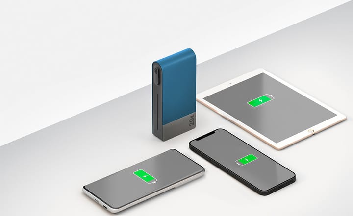 GP Batterier GP Powerbank M2 20000 mAh Blue GP Batterier GP Batterier GP Powerbank M2 20000 mAh Blue GP Batterier