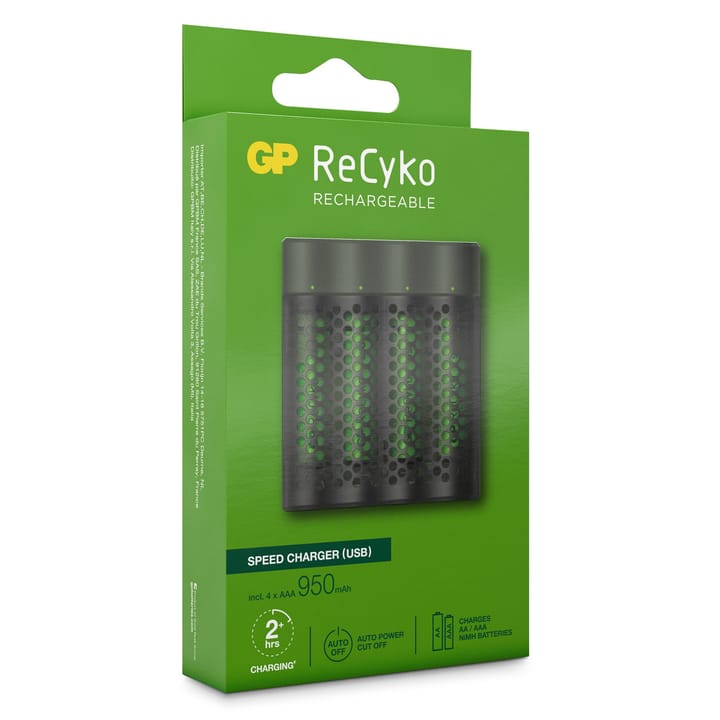 GP ReCyko Speed Charger M451/100AAA  Grey GP Batterier