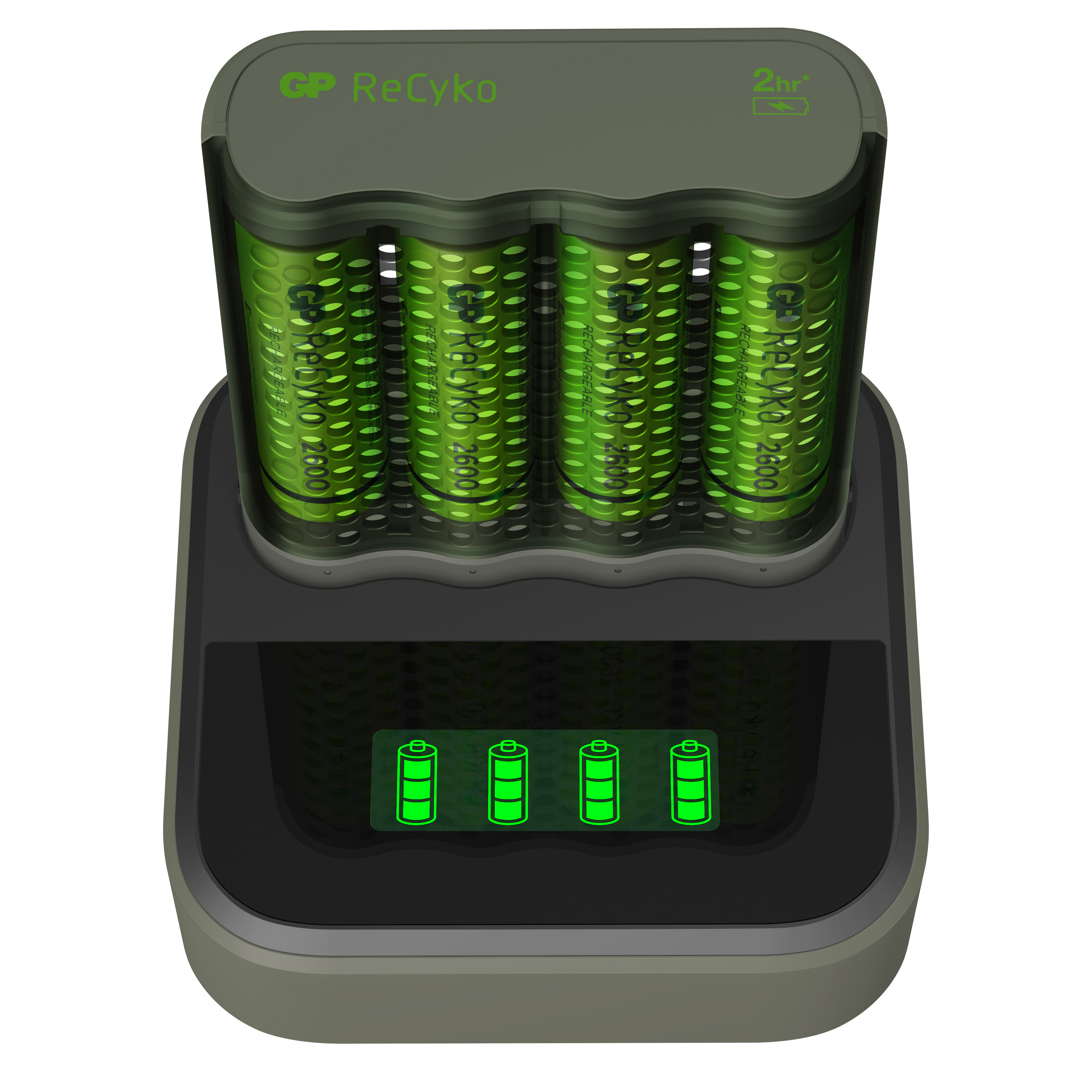GP Batterier GP ReCyko Speed Charger M4D45/270HC  Grey Laddare OneSize