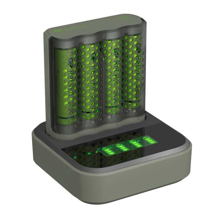 GP Batterier GP ReCyko Speed Charger M4D45/270HC Grey GP Batterier GP Batterier GP ReCyko Speed Charger M4D45/270HC Grey GP Batterier