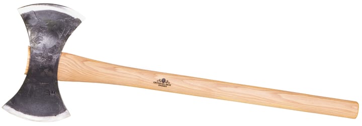 Gränsfors Dubbeleggad Yxa, Kort skaft, 75 cm Wood/Grey Gränsfors