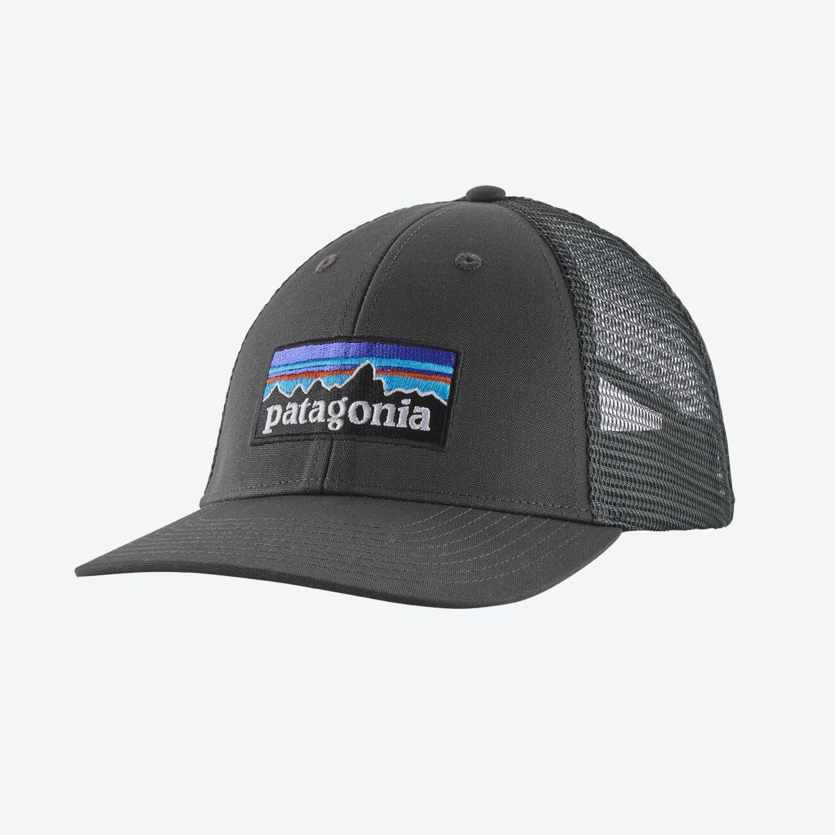 Patagonia P-6 Logo Lopro Trucker Hat Forge Grey