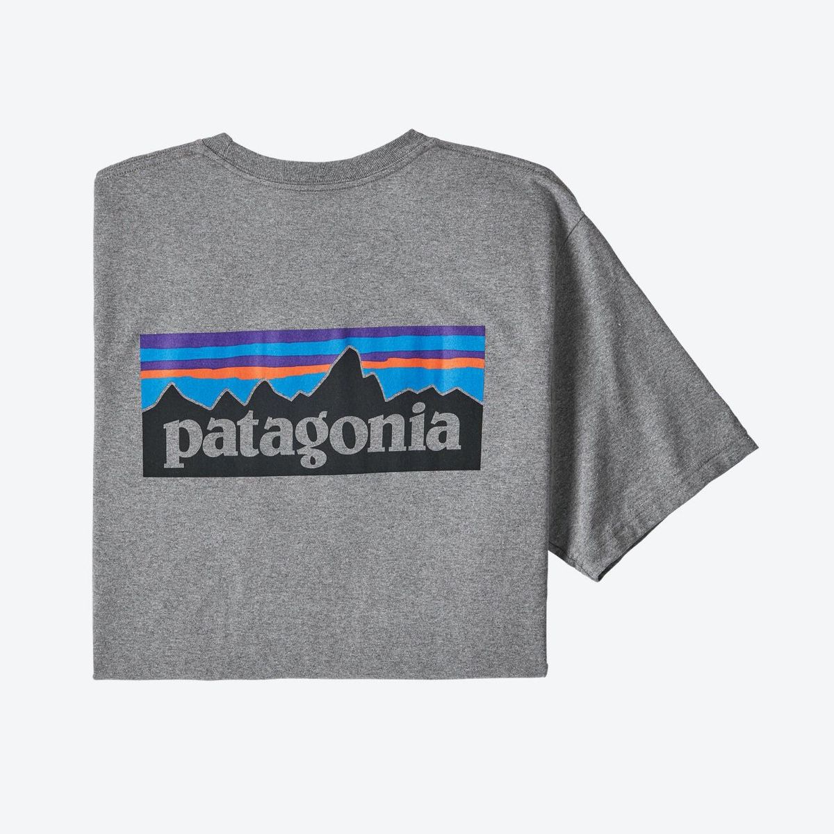 Patagonia M's P-6 Logo Responsibili-Tee Gravel Heather