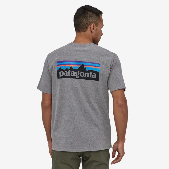 Patagonia M's P-6 Logo Responsibili-Tee Gravel Heather Patagonia Patagonia M's P-6 Logo Responsibili-Tee Gravel Heather Patagonia