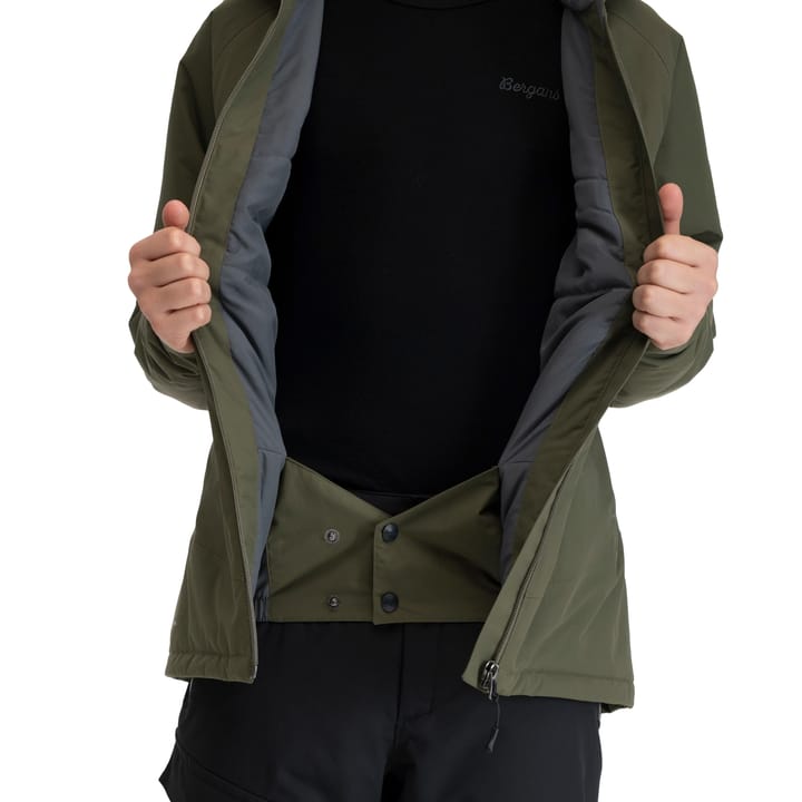 Bergans Juniors' Storetind Insulated Shell Jacket Pine Forest Bergans