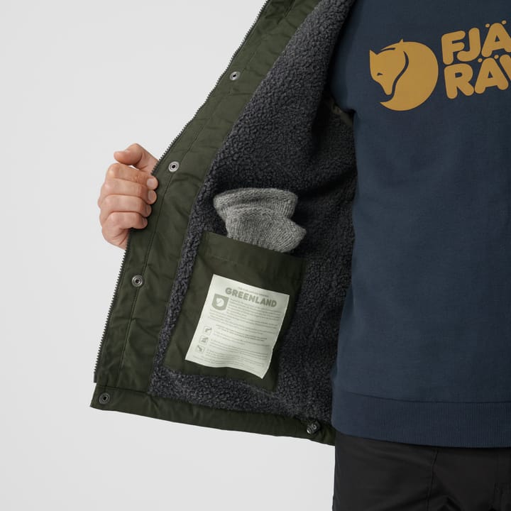 Fjällräven Men's Greenland Winter Jacket Green-Dark Grey Fjällräven