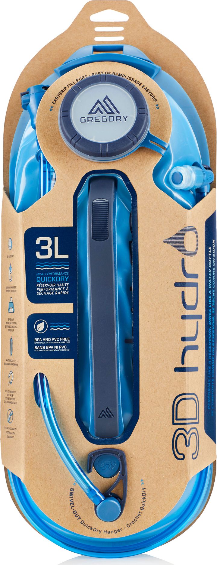 Gregory 3D Hydro 3 L Reservoir Optic Blue Gregory