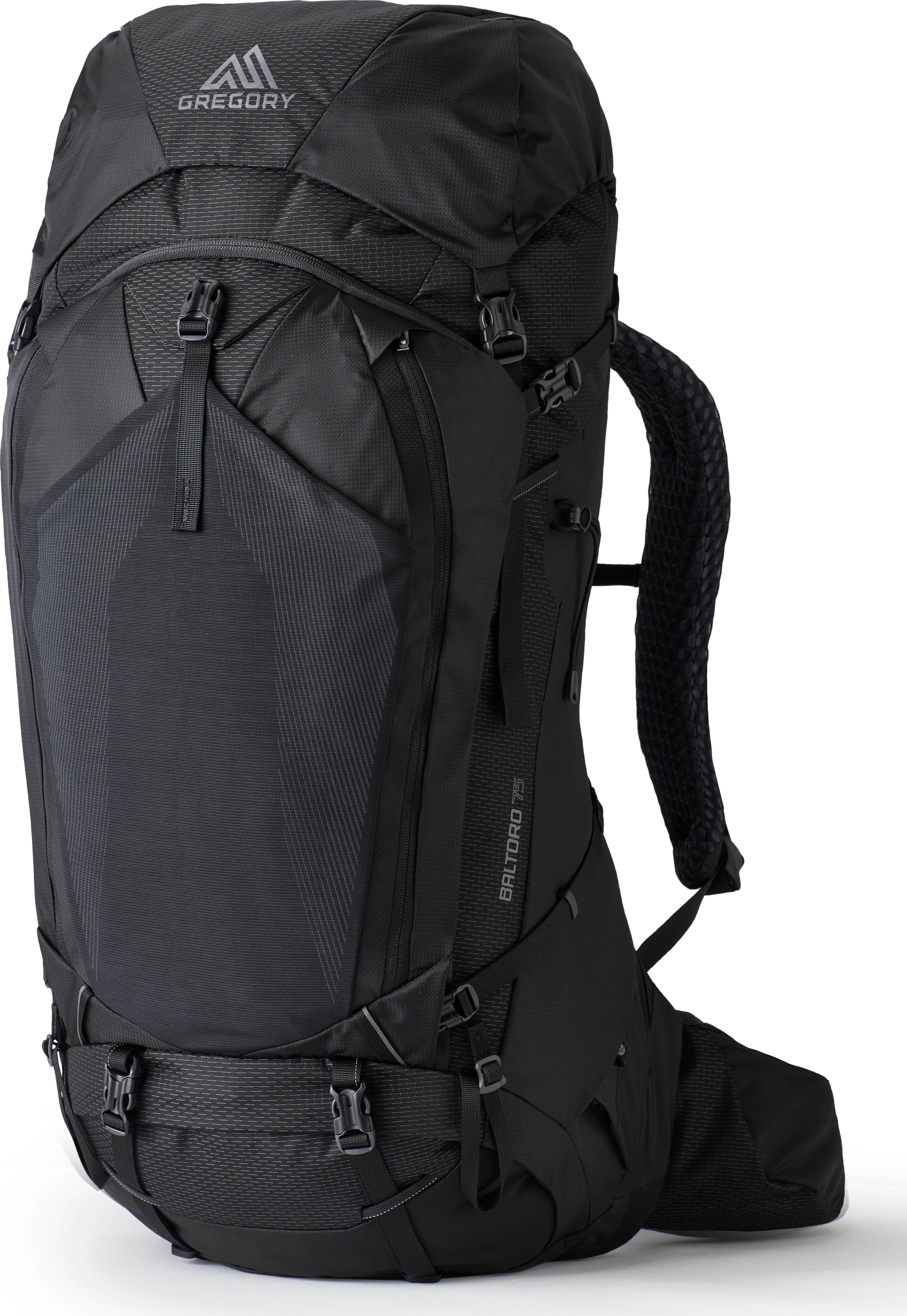 Gregory Men's Baltoro 75 L  Obsidian Black Friluftsryggsekker M