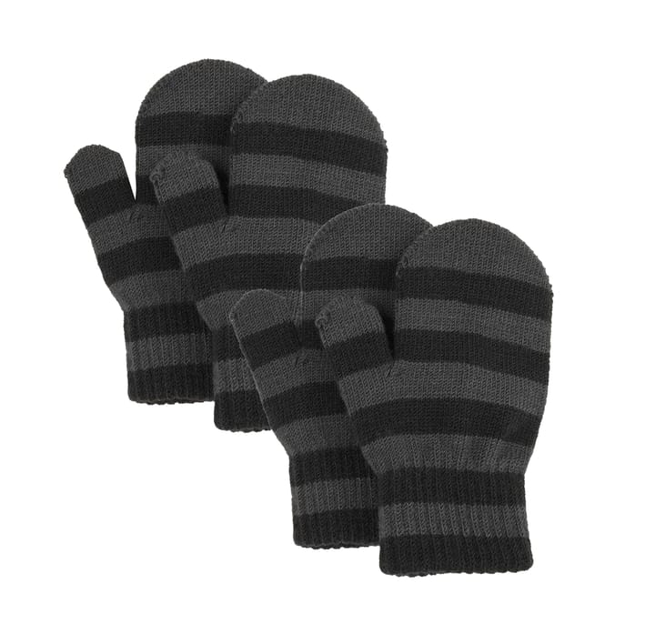 Lindberg Kids' Fjugesta Magic Mitten 2-Pack Anthracite Lindberg