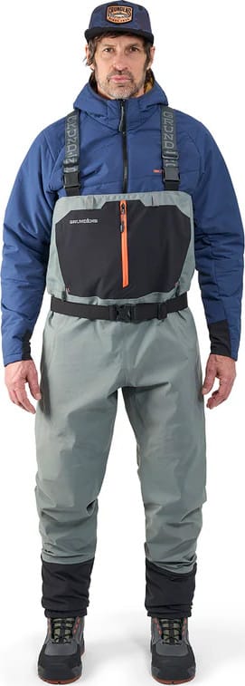 Grundéns Men's Bedrock Stockingfoot Wader Grey Grundéns