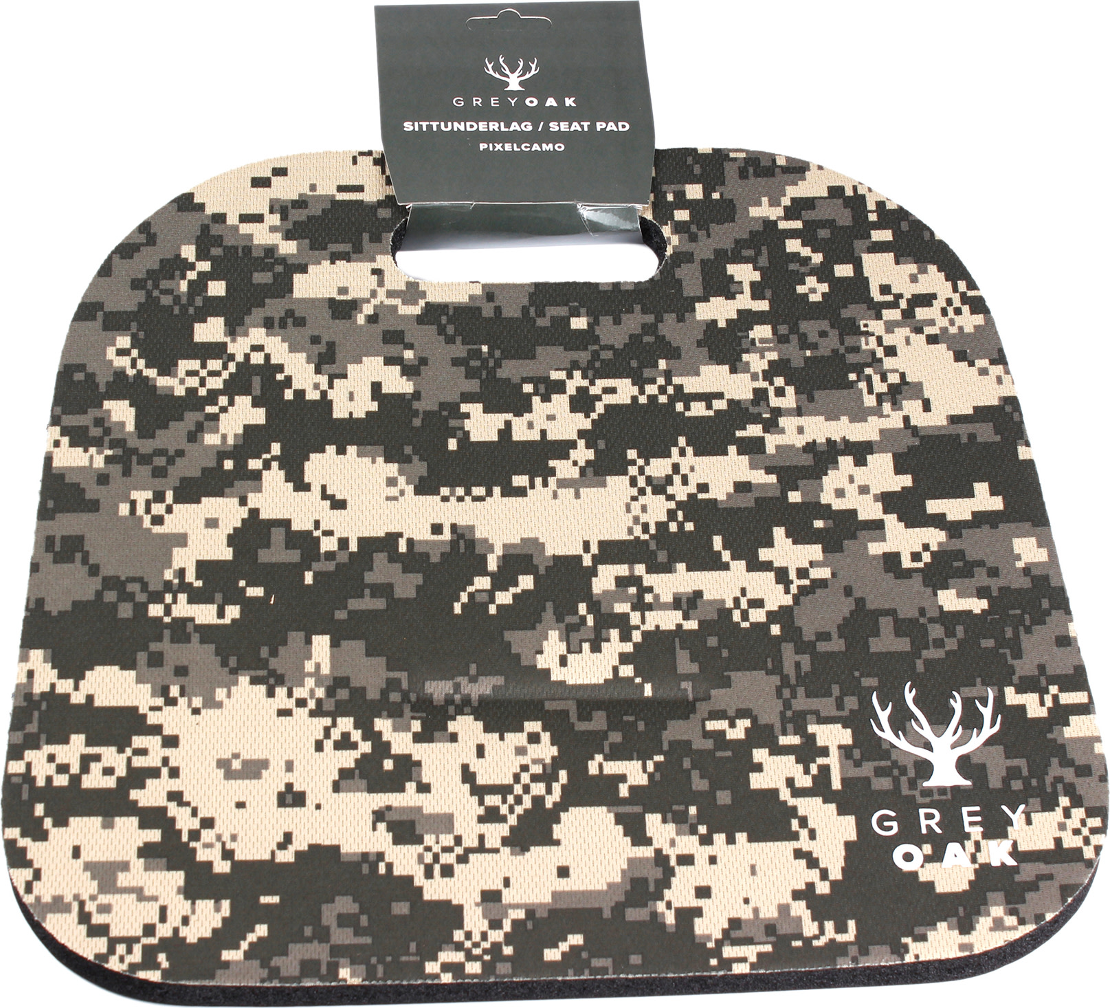 Grey Oak Seat Pad Black Black