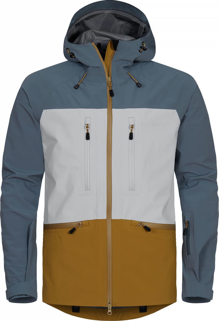 3 Layer Alpine Jacket Men Multi Color Gridarmor