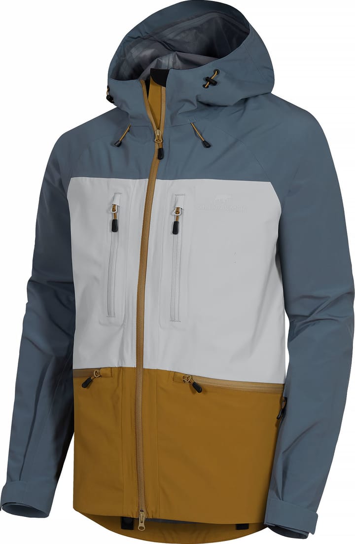 3 Layer Alpine Jacket Men Multi Color Gridarmor