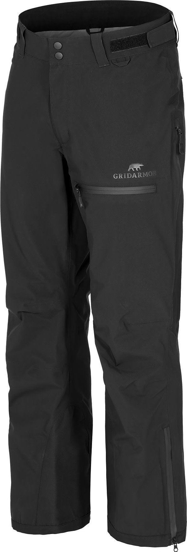 3 Layer Alpine Pants Men Jet Black Gridarmor