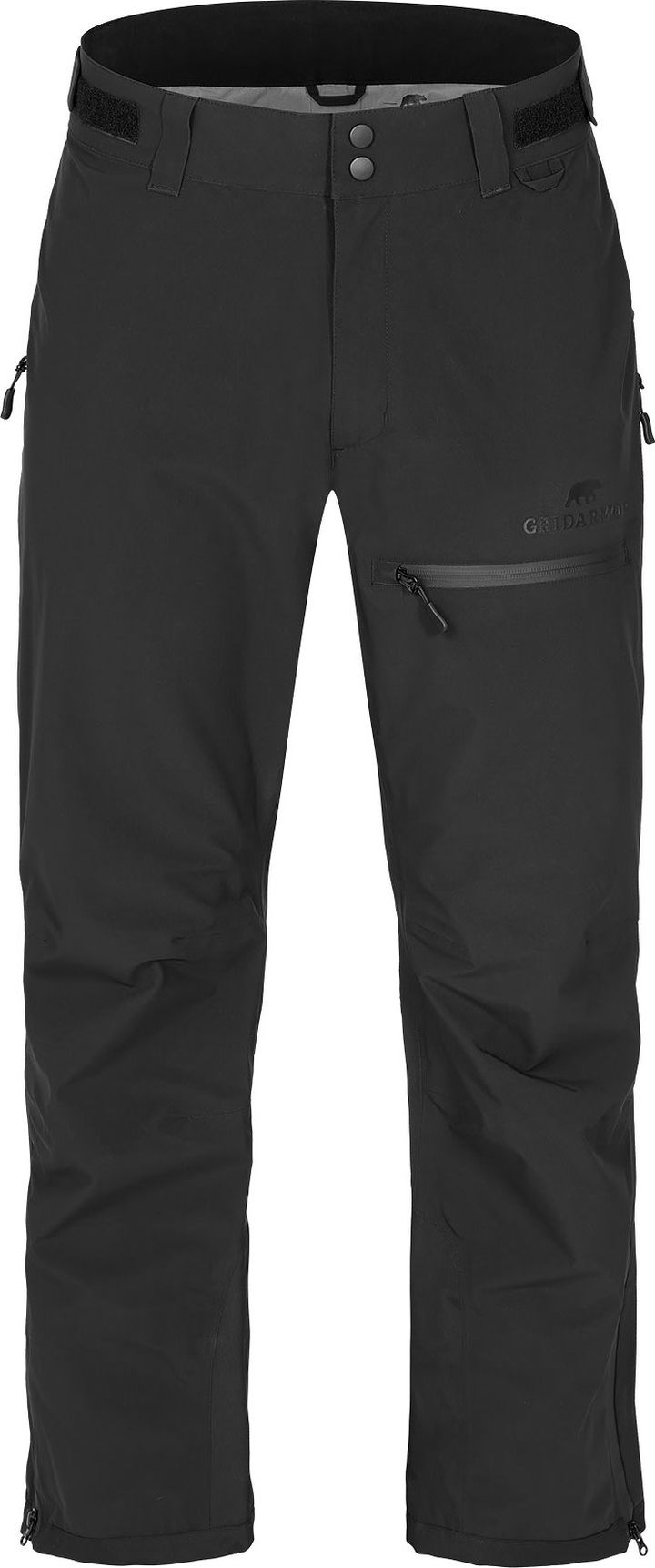 3 Layer Alpine Pants Men Jet Black Gridarmor