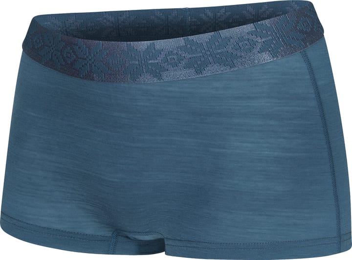 Women's Finse Merino Boxer Indian Teal Gridarmor