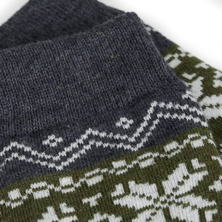 Gridarmor Heritage Merino Socks Green/Grey/White Gridarmor