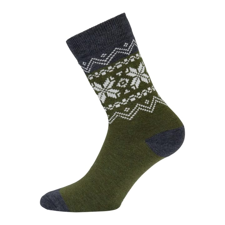Gridarmor Heritage Merino Socks Green/Grey/White Gridarmor