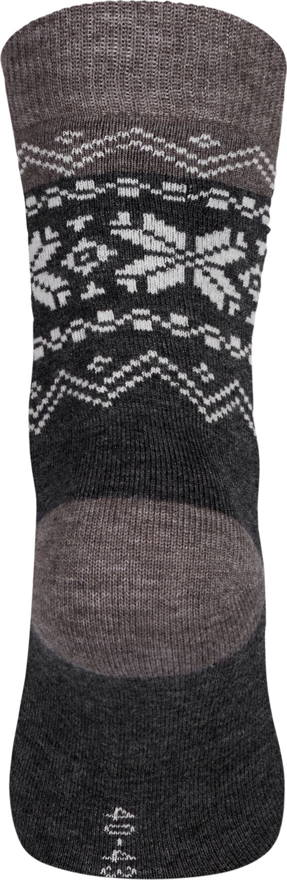 Heritage Merino Socks Mid Grey Melange Gridarmor