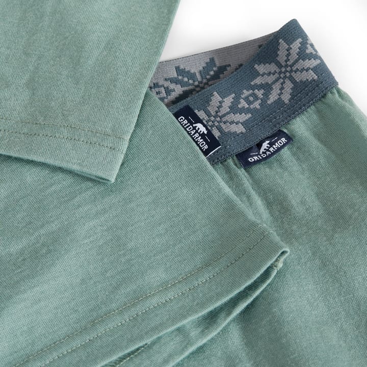 Gridarmor Viks Wool Undertøy Set Jr Green Bay Gridarmor