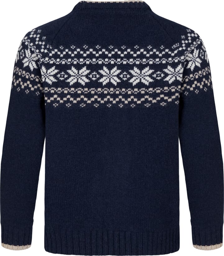 Gridarmor Kids' Snøkrystall Round Neck Ullgenser Navy/White/Beige Gridarmor Gridarmor Kids' Snøkrystall Round Neck Ullgenser Navy/White/Beige Gridarmor