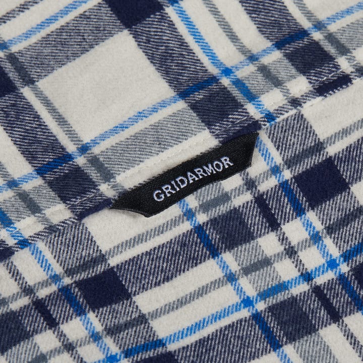 Men's Kvanndal Flannel Shirt Navy blazer Gridarmor