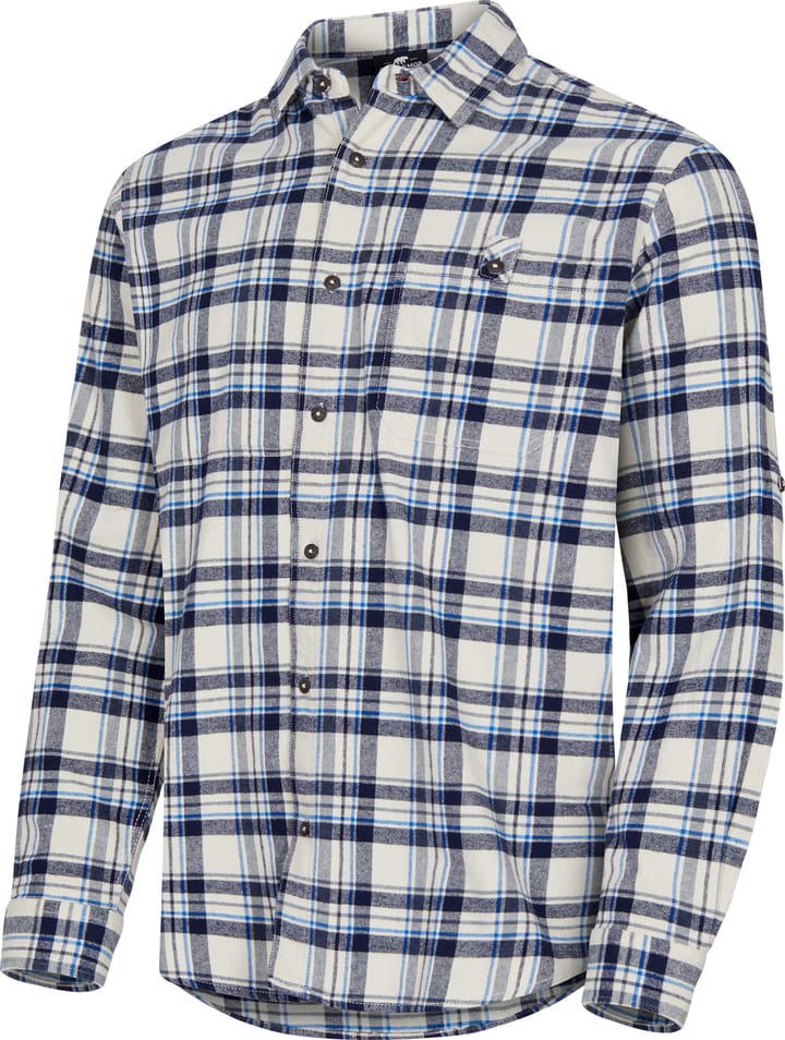 Men's Kvanndal Flannel Shirt Navy blazer Gridarmor