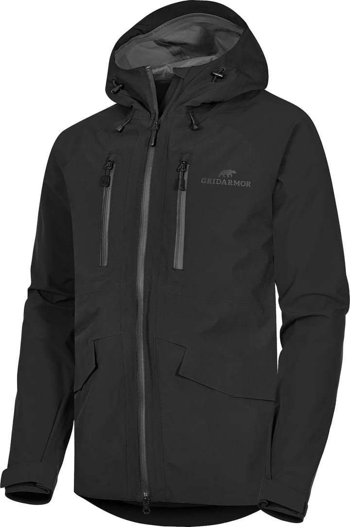Gridarmor Kvisla 3L Jacket Men's Jet Black Gridarmor