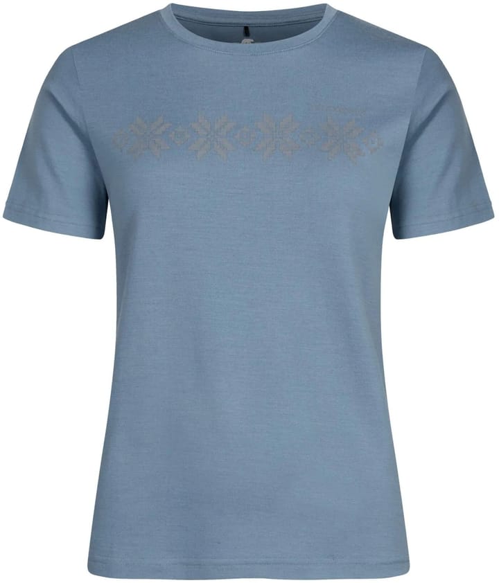 Gridarmor Women's Larsnes Merino T-Shirt Blue Shadow Gridarmor