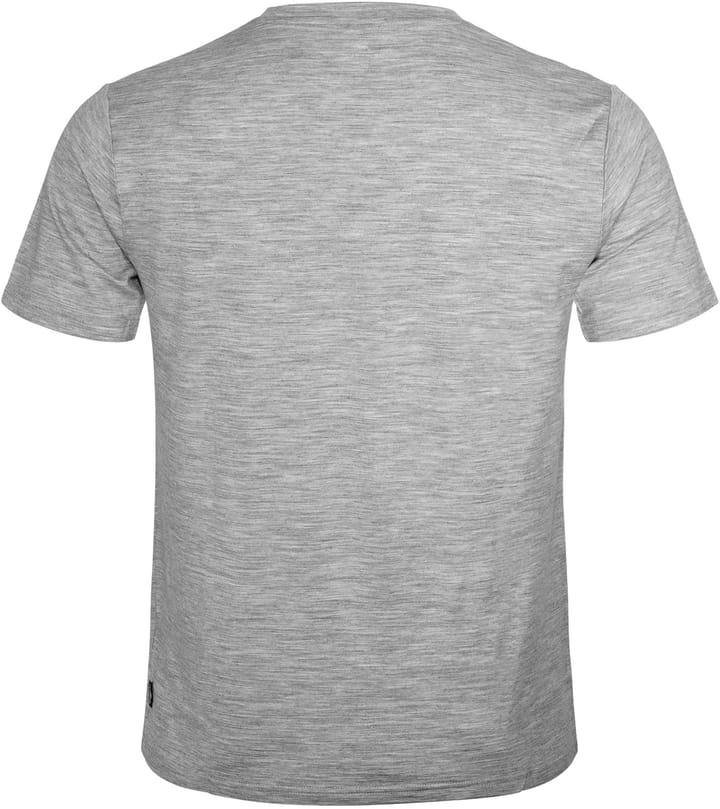 Gridarmor Larsnes Merino T-Skjorte Men Light Grey Melange/Navy Blazer Gridarmor