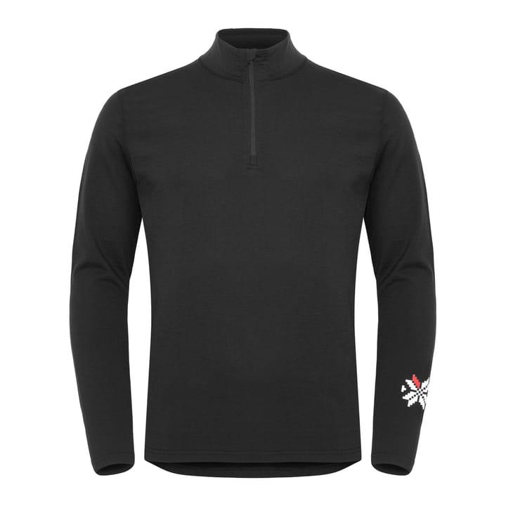 Gridarmor Men's Merino Undertøy Zip Top Black Beauty Gridarmor
